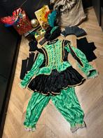 Pietenpak dames maat l groen zwart goud rok sinterklaas m, Diversen, Sinterklaas, Ophalen of Verzenden, Nieuw