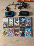 PSP Lot: 2 Consoles + 10 Games!, Ophalen of Verzenden, Gebruikt, Zonder controller, Met games