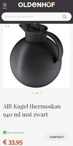 Alfi Kugel Thermoskan - Zwart, Ophalen of Verzenden