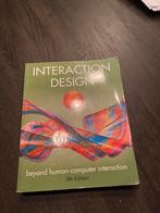 Boek interaction design 5e editie preece sharp Rogers, Ophalen of Verzenden, Zo goed als nieuw, HBO, Preece sharp Rogers