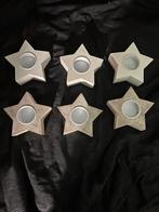 Kaarsen houders sterretjes vorm, Ophalen, Zo goed als nieuw, Overige materialen