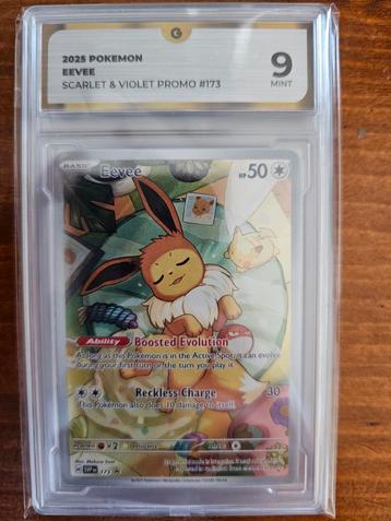 Eevee prismatic evolutions promo global grading 9 beschikbaar voor biedingen