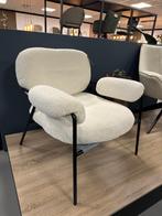 fauteuil creme - teddy fauteuil - boucle fauteuil -, Ophalen, Minder dan 75 cm, Nieuw, Stof