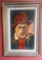 Fauvisme M.de vlaminck portret olieverf, Antiek en Kunst, Kunst | Schilderijen | Klassiek, Ophalen of Verzenden