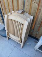 3 verstelbare tuinstoelen, Ophalen, Gebruikt, Kunststof, Verstelbaar