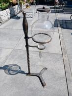 Smeedijzer wijn karaf , dispenser, Ophalen of Verzenden, Zo goed als nieuw, 50 tot 75 cm