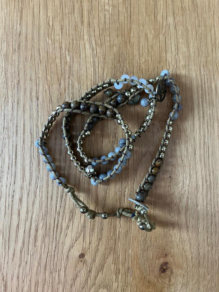 Exoal armband, Overige materialen, Bruin, Verzenden, Nieuw