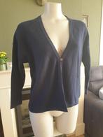 Sandwich mooie blauwe cardigan vest S 36 | Gratis Verzenden, Zo goed als nieuw, Maat 36 (S), Sandwich, Verzenden
