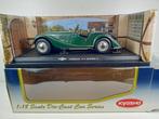 kyosho 1/18 morgan 4/4  green, Hobby en Vrije tijd, Modelauto's | 1:18, Ophalen of Verzenden, Zo goed als nieuw, Kyosho