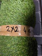 Kunstgras nieuw 2x2 meter, 4 cm hoog, Tuin en Terras, Gras en Kunstgras, Ophalen, Nieuw, Minder dan 10 m², Kunstgras