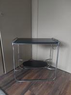 midcentury vintage bijzettafel, Ophalen, Overige materialen, Gebruikt, 55 tot 75 cm