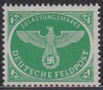 Duitse Feldpost Zegel uit 1944 (DR FP 4), Verzenden, Landmacht, Duitsland