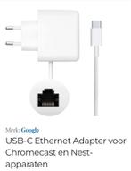 Originele Google Ethernet Adapter, Computers en Software, Netwerkkaarten, Ophalen of Verzenden, Zo goed als nieuw, Extern, Google