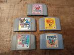 5 Nintendo 64 Japanse cartridges ,Pokemon, donkey Kong,yoshi, Spelcomputers en Games, Avontuur en Actie, Gebruikt, 1 speler, Ophalen of Verzenden