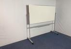 9 x Verrijdbaar whiteboard, grijs/wit, 200 x 100 cm., Ophalen, Mobiel, Gebruikt, Whiteboard