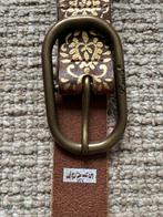 Bruine Levi's riem met gouden details, Kleding | Dames, Echt leder, Tailleriem, Ophalen of Verzenden, Gedragen