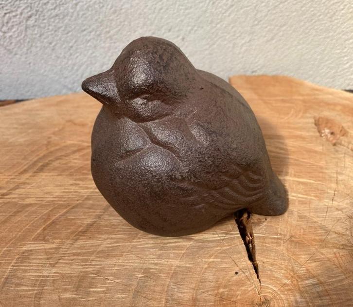 GIETIJZEREN VOGEL NIEUW, Tuin en Terras, Tuinwanddecoratie, Nieuw, Ophalen of Verzenden
