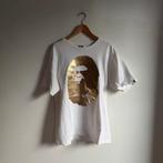Golden Bapehead Logo T-shirt maat L, Maat 52/54 (L), Wit, Ophalen of Verzenden, Zo goed als nieuw