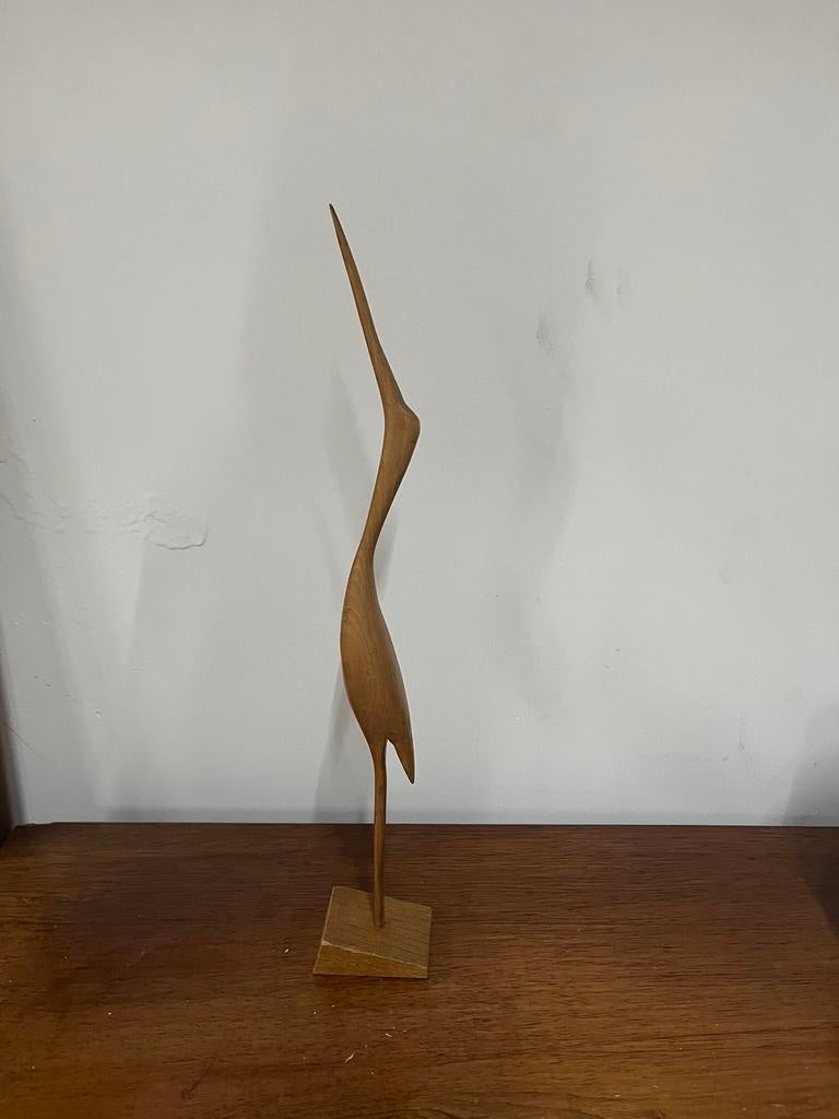 Vogel hout 42 cm jaren 60-70 sier €7,50, Ophalen of Verzenden