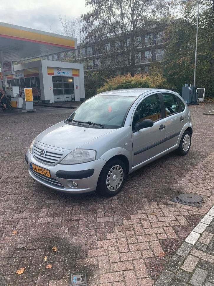 Citroën C3 1.4 I 2004 Grijs, Auto's, Citroën, Bedrijf, Benzine, C, Hatchback, Handgeschakeld, Origineel Nederlands, Zilver of Grijs
