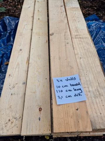 34 stuks planken beschikbaar voor biedingen