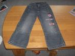 Vaal blauw roze jeansbroek broek CARBONE 128 goede staat, Carbone, Meisje, Gebruikt, Ophalen of Verzenden