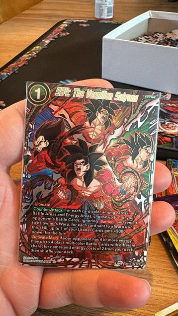 Dragon Ball SSJ4 The Vermillion Saiyans TCG card beschikbaar voor biedingen