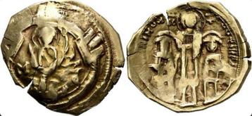 Middeleeuwse gouden munt - Andronicus beschikbaar voor biedingen