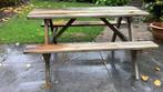 Kinderpicknicktafel, Tuin en Terras, Picknicktafels, Gebruikt, Rechthoekig, Hout, Ophalen