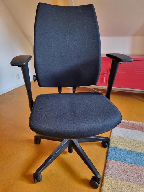 Bureaustoel Metis (merk Sitlife), Huis en Inrichting, Bureaustoelen, Zo goed als nieuw, Bureaustoel, Zwart, Ergonomisch, Ophalen of Verzenden