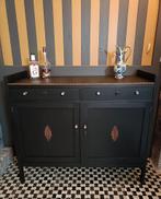 Vintage dressoir, dranken kast, tweedeurs kast., Ophalen, Zo goed als nieuw, 25 tot 50 cm, 100 tot 150 cm