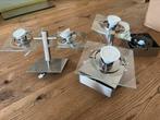 IKEA Fuga, chrome plated, clear glass, includes LED lights, Huis en Inrichting, Lampen | Spots, Metaal of Aluminium, Ophalen of Verzenden