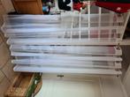 Mooie witte kant en klare gordijnen met ringen 140x250, Huis en Inrichting, Stoffering | Gordijnen en Lamellen, Ophalen of Verzenden