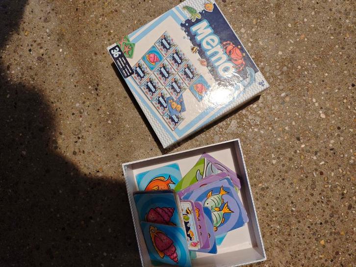 Memorie Spel - Gebruikte Staat, Hobby en Vrije tijd, Gezelschapsspellen | Bordspellen, Gebruikt, Een of twee spelers, Drie of vier spelers