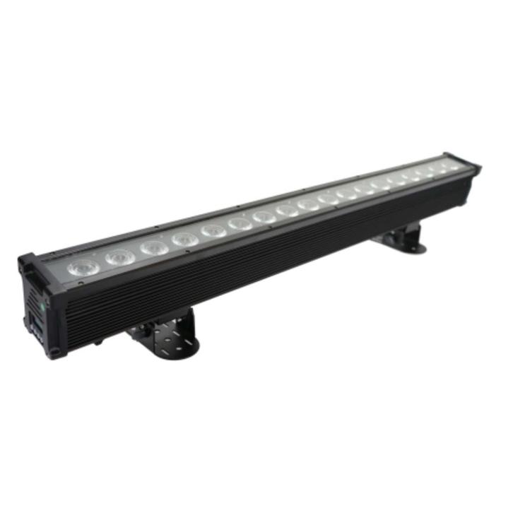 FOS Pixel Bar IP65 18 RGBW+ Amber 12w LEDs Waterdicht, Muziek en Instrumenten, Licht en Laser, Nieuw, Licht, Geluidgestuurd, Kleur