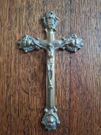 Koperen kruis (Crucifix), Antiek en Kunst, Antiek | Religie, Ophalen of Verzenden