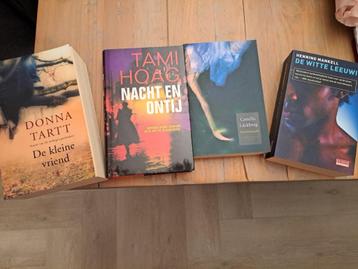 Henning Mankell, Camilla Läckberg, Tami Hoag, DonnaTart beschikbaar voor biedingen