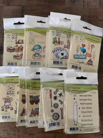 Leane Creatief stempels / clear stamps  – €2,50 per stuk beschikbaar voor biedingen