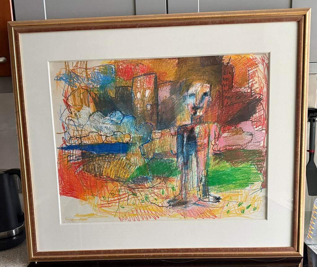 Tekening - Schilderij - Rik van Iersel - 1991, Ophalen of Verzenden