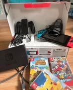 Nintendo Switch met spellen en toebehoren - In nieuwstaat, Nintendo, Nintendo, Met 2 controllers, Ophalen of Verzenden