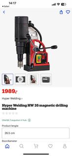 Hyper Welding HW35 Magnetische boormachine, 600 watt of meer, Variabele snelheid, Nieuw, Ophalen