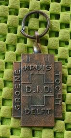 Medaille :  Groene kruis tocht D.I.O Delft N.H., Nederland, Overige materialen, Ophalen of Verzenden