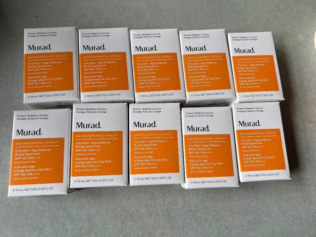 Murad city skin age defense broad spectrum, Ophalen of Verzenden, Nieuw, Gehele gezicht, Verzorging