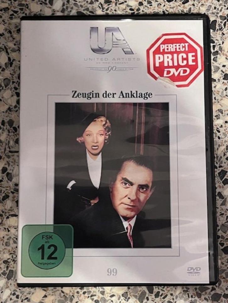 Witness for the Prosecution ( Duitse Uitgave ), Cd's en Dvd's, Dvd's | Klassiekers, Zo goed als nieuw, Ophalen of Verzenden