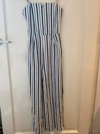 Gestreepte Jumpsuit Bershka S, Kleding | Dames, Jumpsuits, Blauw, Zo goed als nieuw, Maat 36 (S), Bershka