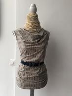 Als Nieuw Purdey top beige blauw bol 42 xl, Kleding | Dames, Tops, Maat 42/44 (L), Zo goed als nieuw, Purdey, Zonder mouw