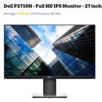 Dell P2719H - LED-monitor beeldscherm schade, Computers en Software, Monitoren, 60 Hz of minder, Ophalen of Verzenden, IPS, 5 ms of meer