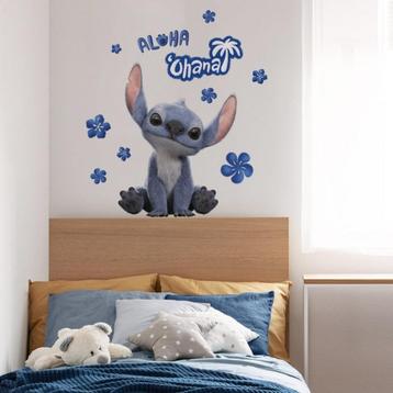 Disney Stitch Live Action muurstickers Ohana, Lilo Muurdeco beschikbaar voor biedingen