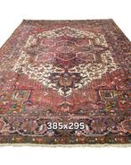 Groot Perzisch tapijt Heriz 385x295 wollen vloerkleed iran, 1185VB, De Handelmaatschappij, 200 cm of meer, Ophalen of Verzenden