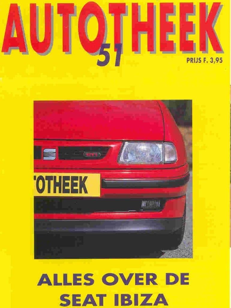 Autotheek 51 Seat Ibiza (1993), Ophalen of Verzenden, Nieuw, Overige merken